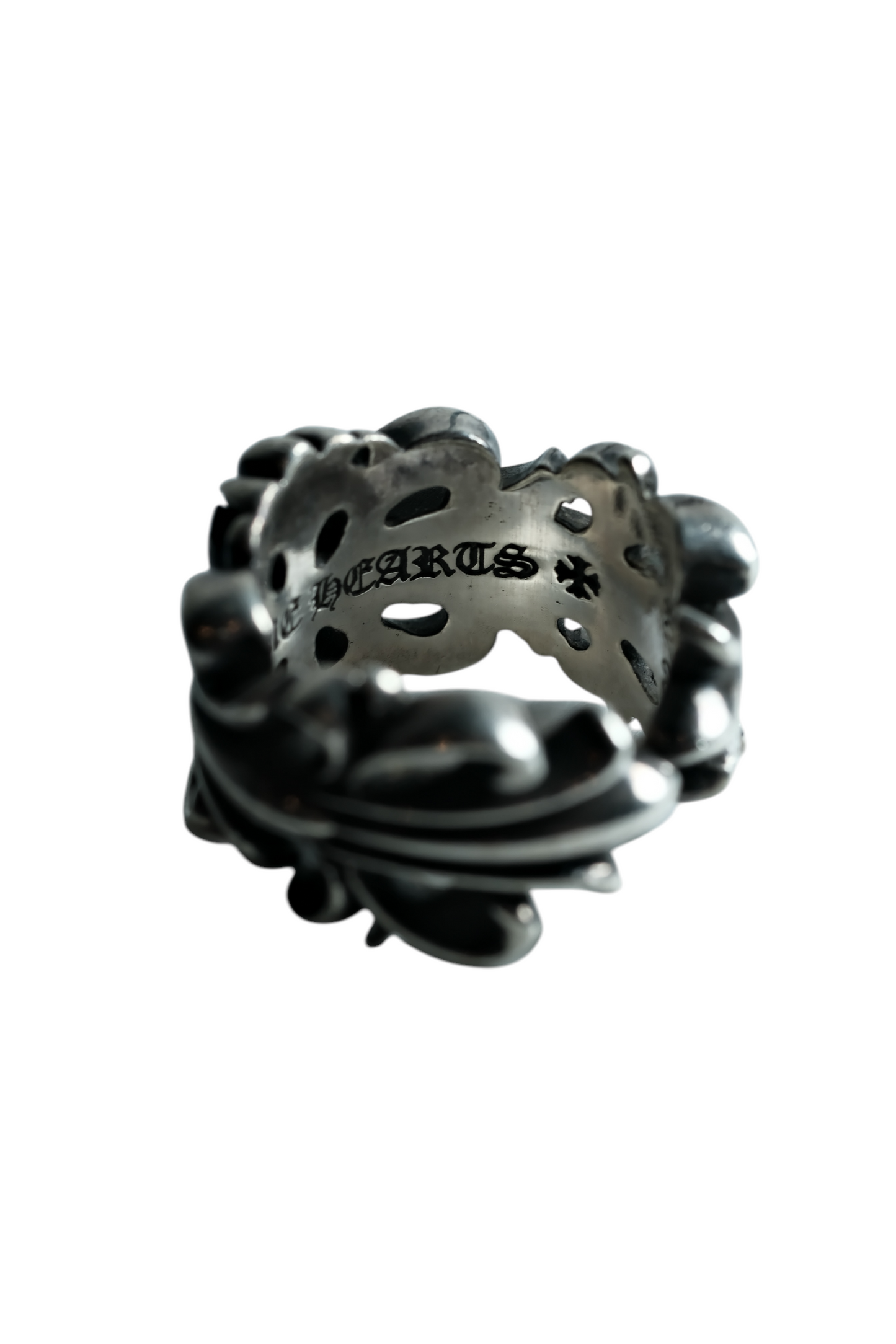 Chrome Hearts DOUBLE FLORAL CROSS/DBL FLRL CRS ring