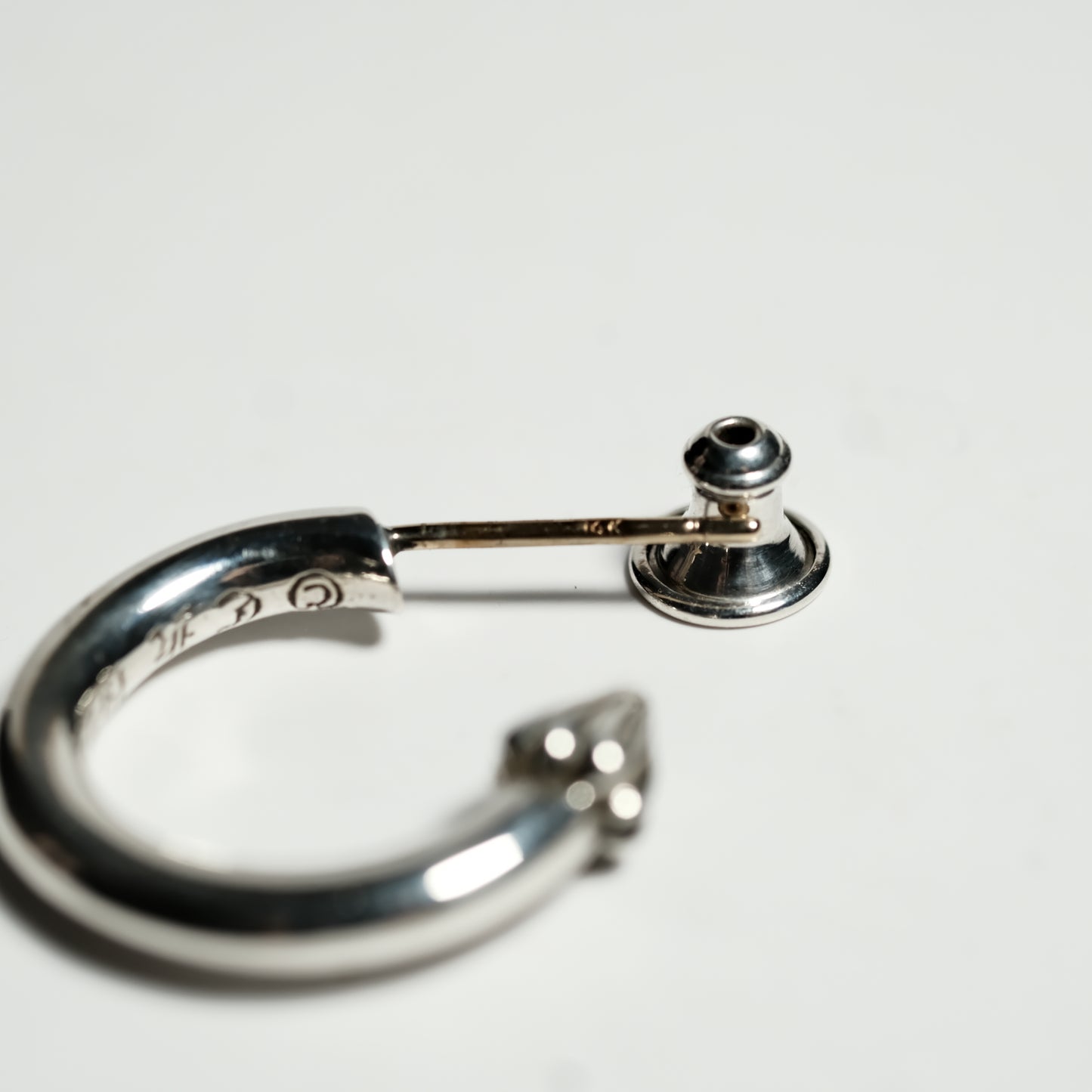 Chrome Hearts フープ プレーン イヤリング