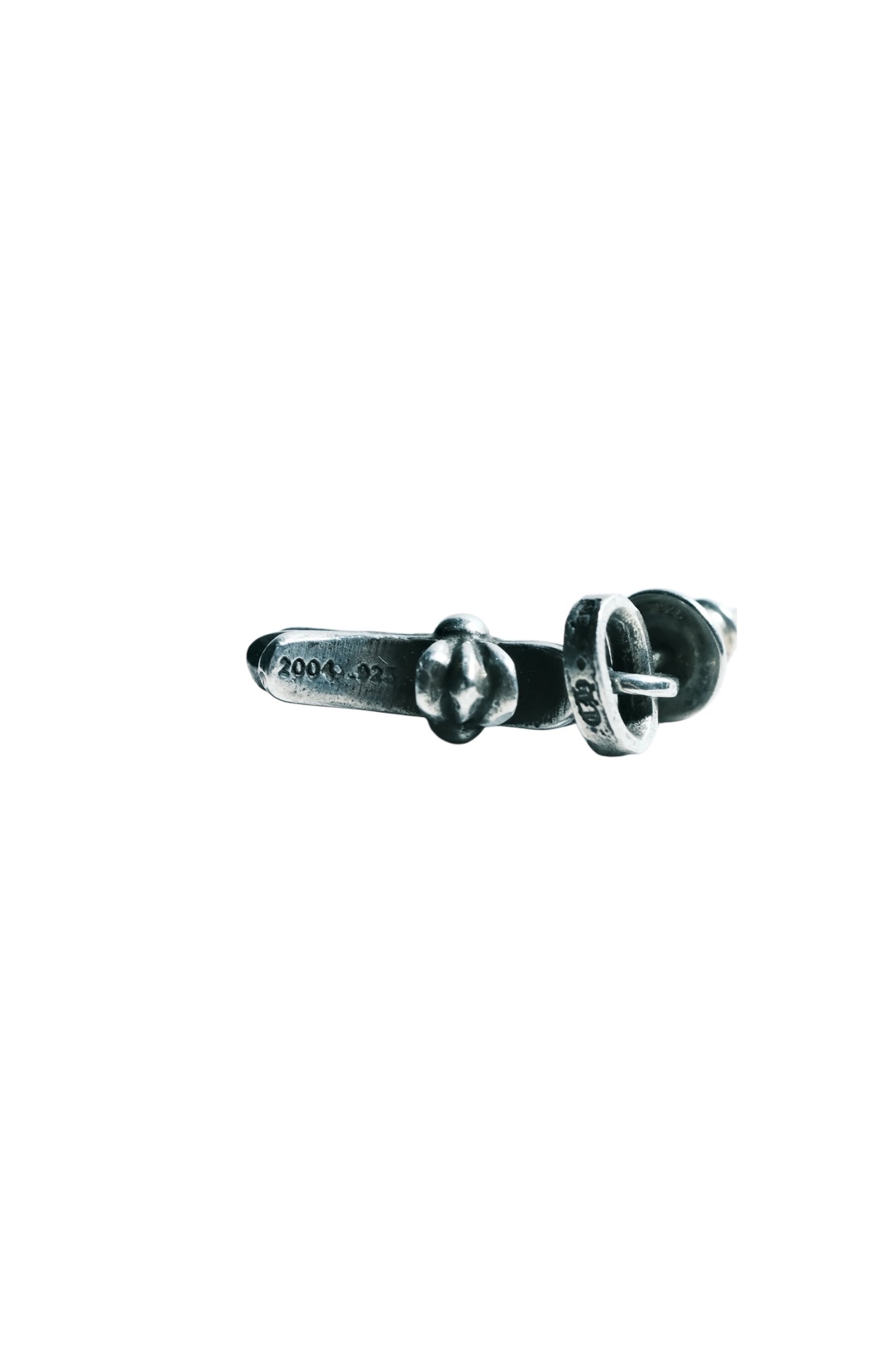 Chrome Hearts BBY F PPRCHN/CROSS BABYFAT earring