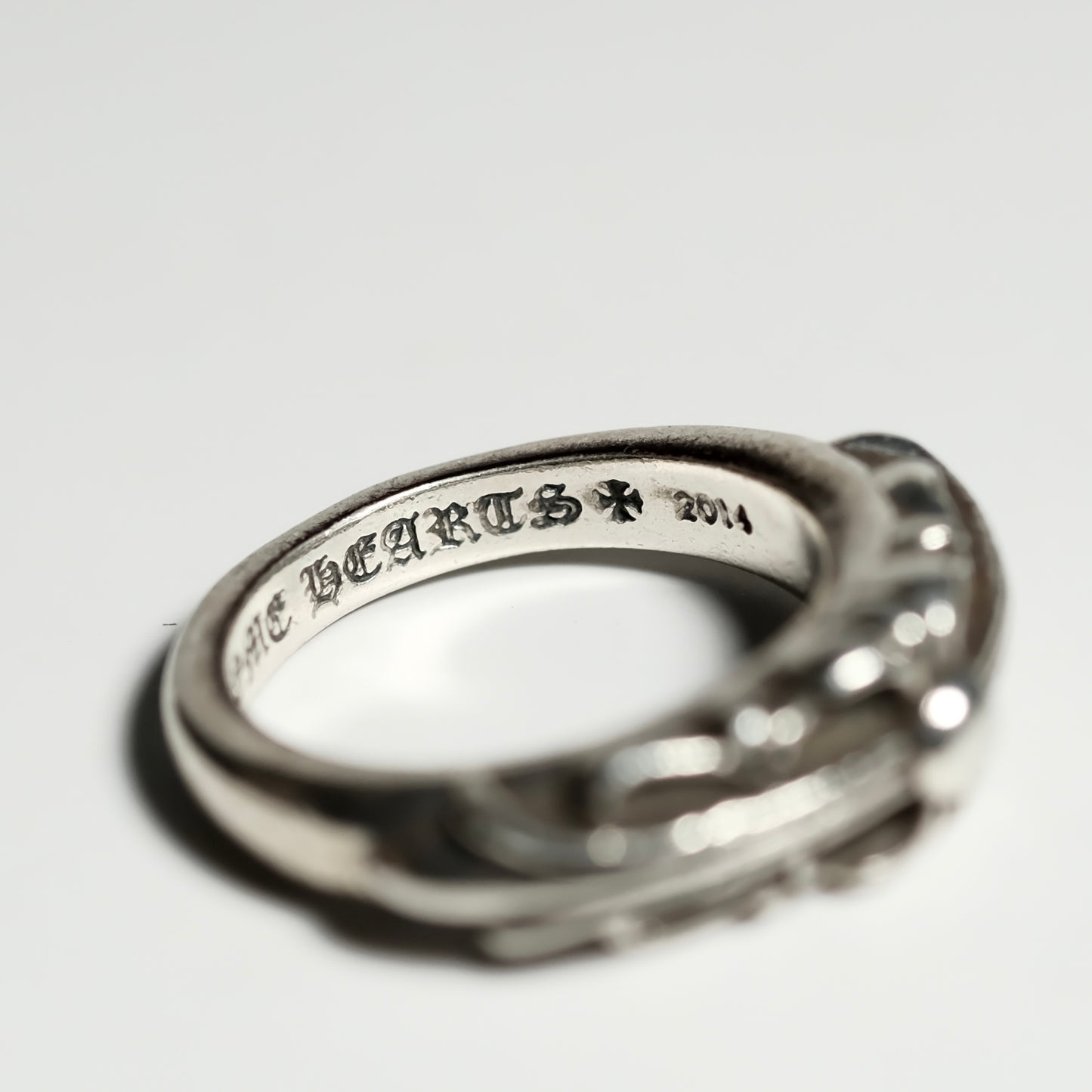 Chrome Hearts BABY CLASSIC FLORAL CROSS/BABY CLASC FLRL CRS ring
