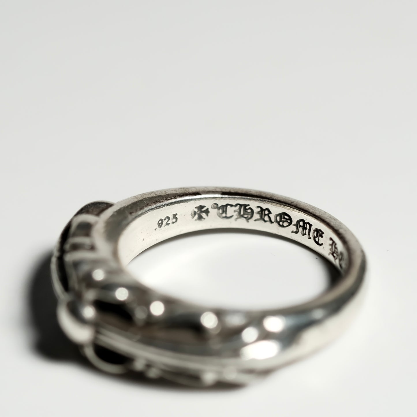 Chrome Hearts BABY CLASSIC FLORAL CROSS/BABY CLASC FLRL CRS ring