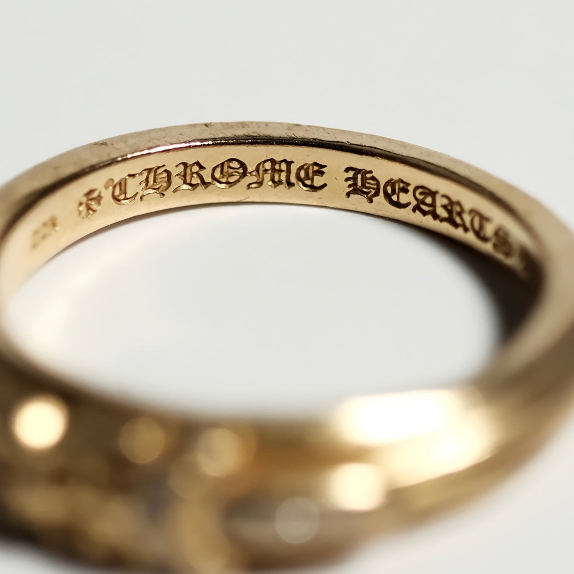 Chrome Hearts 22K BABY CLASSIC DAGGER PAVE DIAMOND/ 22K BABY CLSC DGGR DMND ring