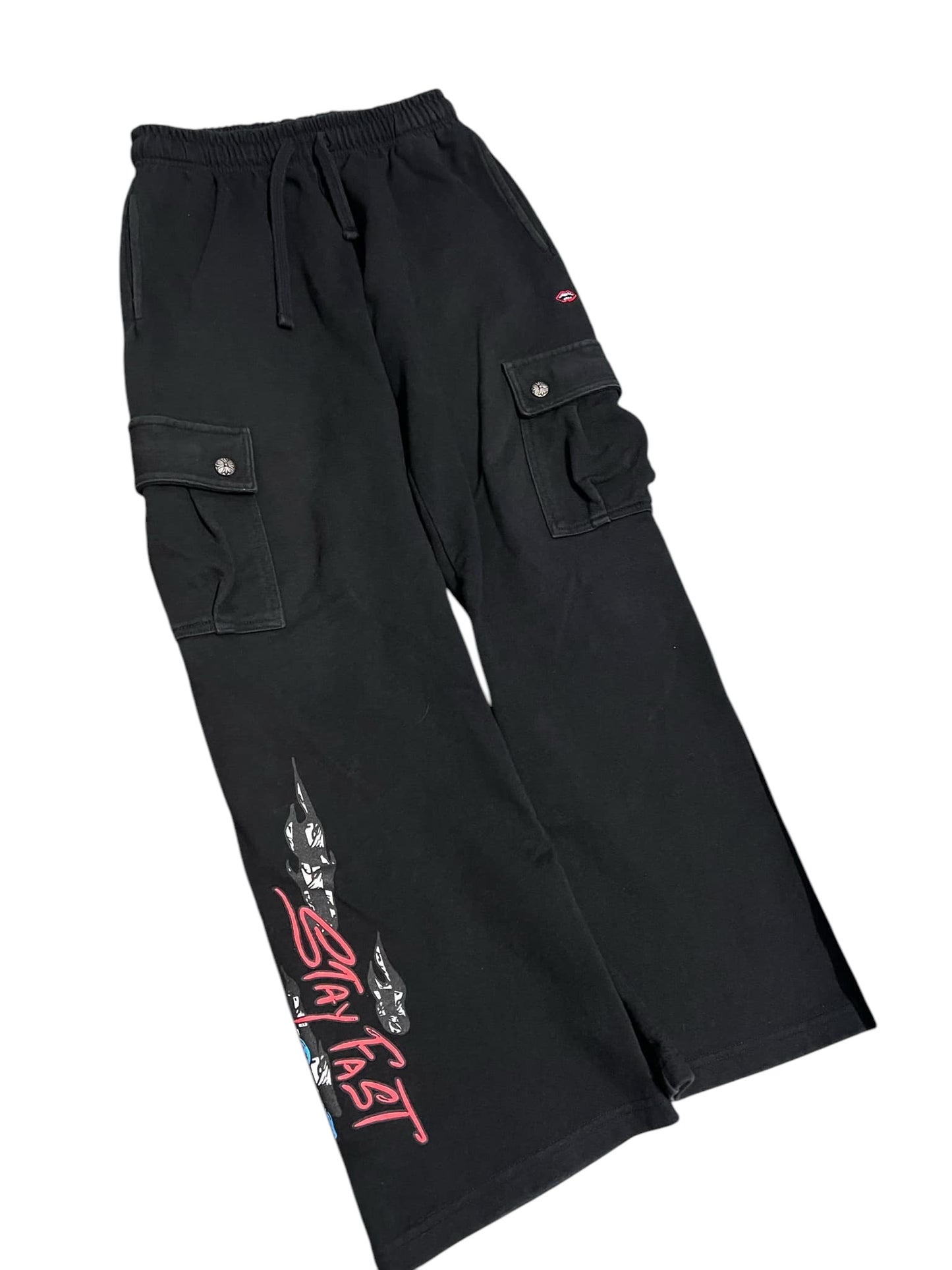Chrome Hearts MATTY BOY FLAME DOODLE COMIC LOOSE PANTS