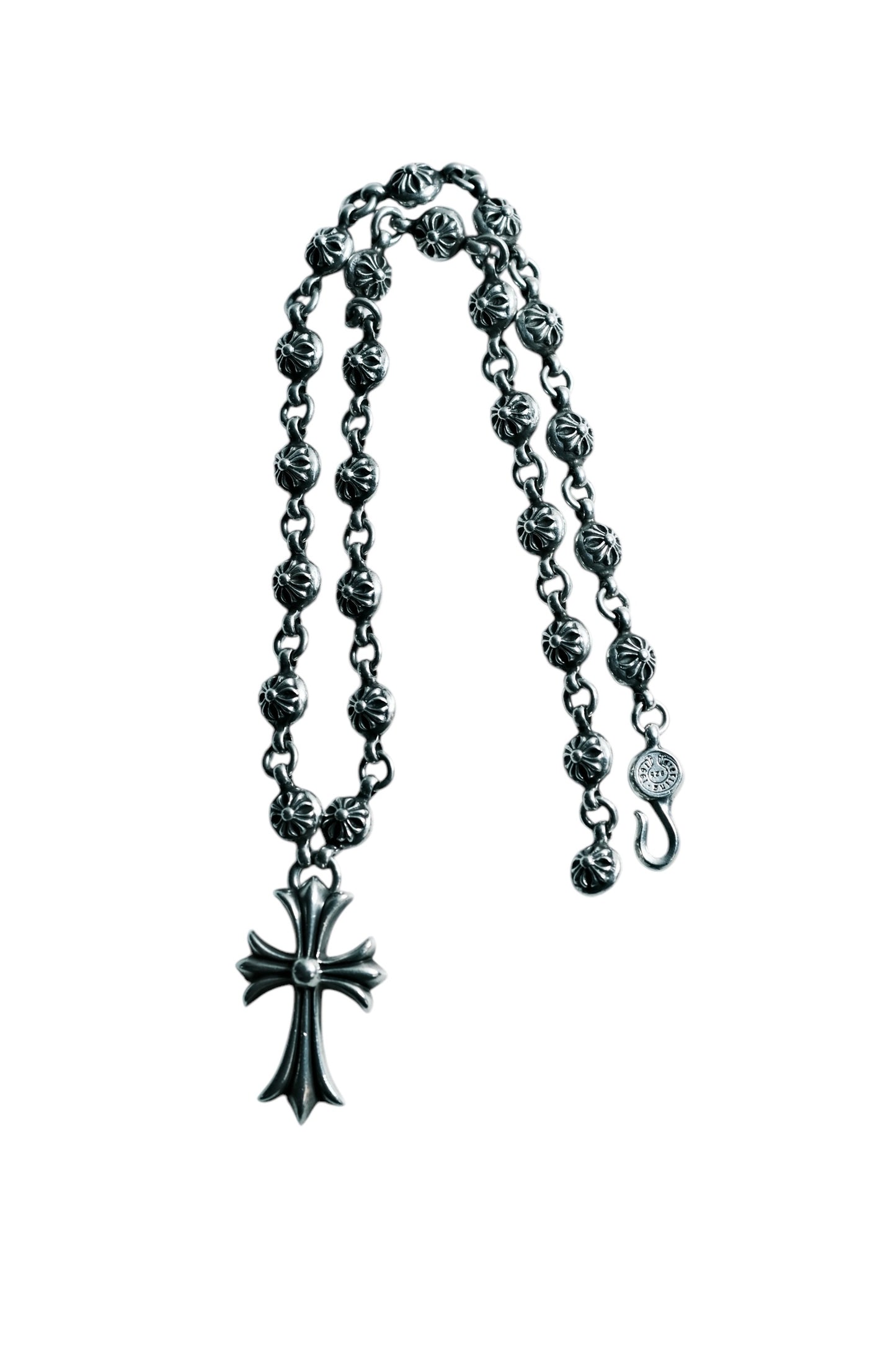 Chrome Hearts #1 CROSS BALL CHAIN W MEDIUM CROSS necklace