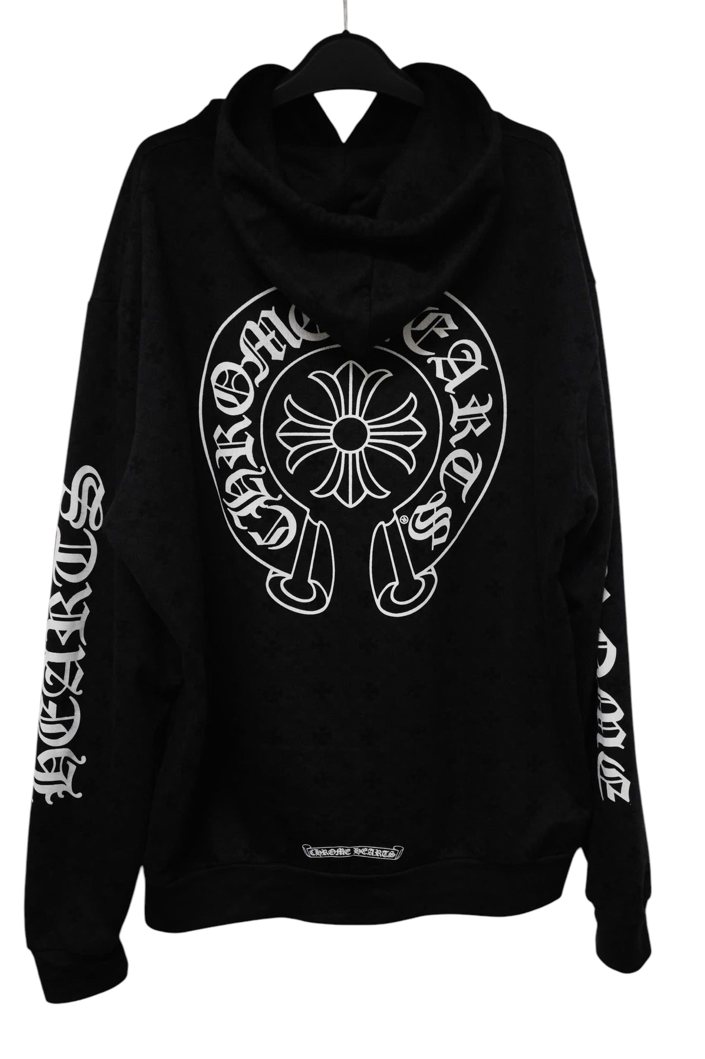 Chrome Hearts MONOGRAM VERTICAL LOGO HOODIE -
