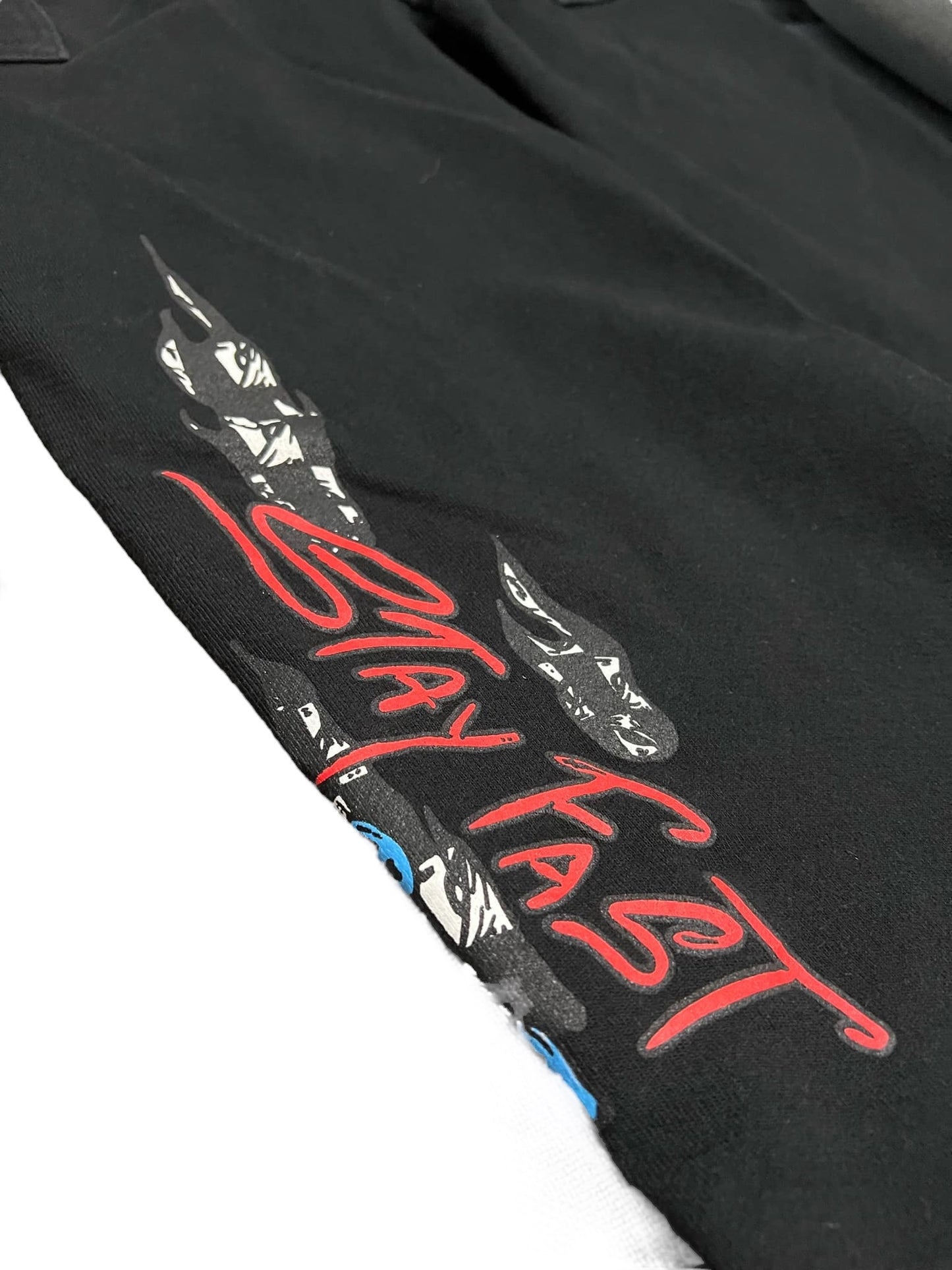 Chrome Hearts MATTY BOY FLAME DOODLE COMIC LOOSE PANTS