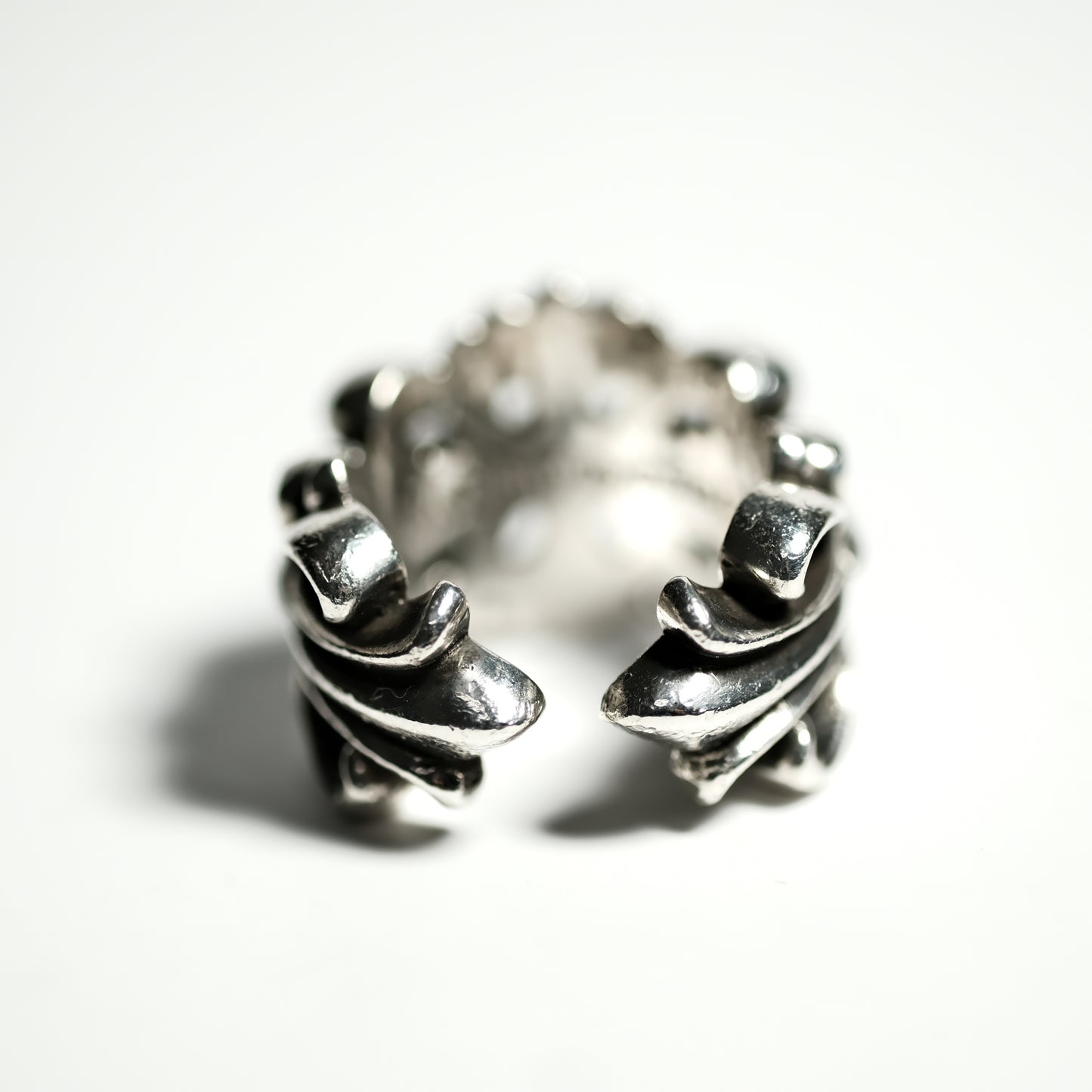 Chrome Hearts ダブルフローラルクロス/DBL FLRL CRS リング
