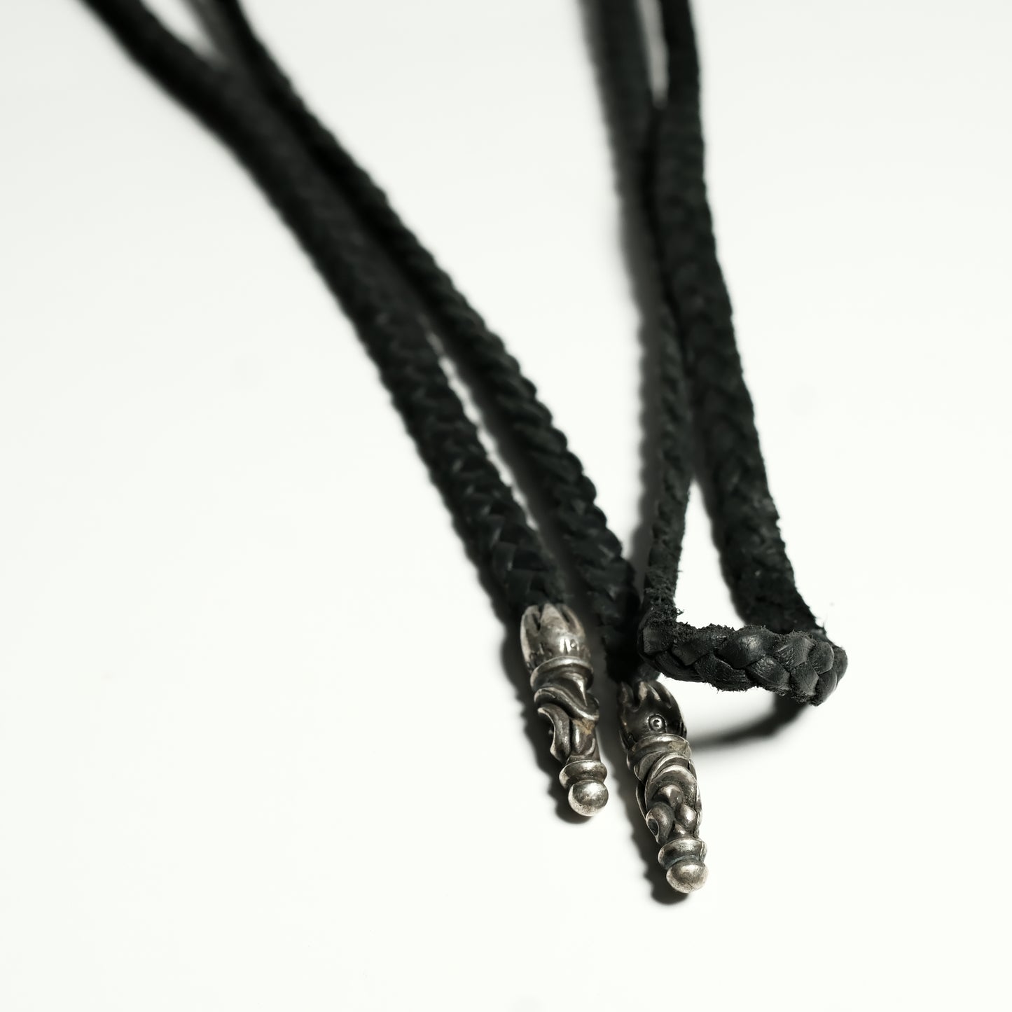 Chrome Hearts LEATHER BRAID necklace