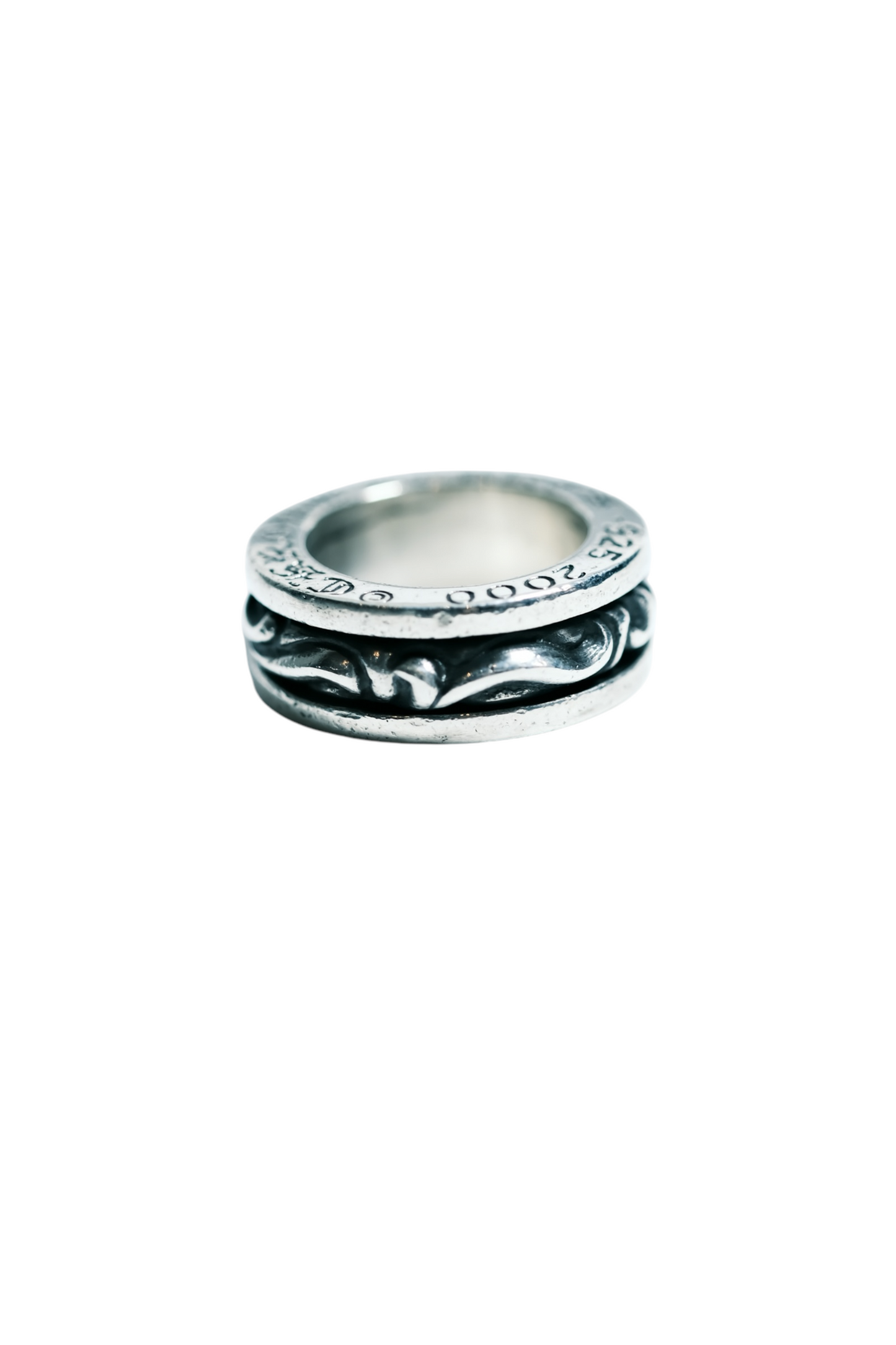 Chrome Hearts SPINNER SCROLL RING