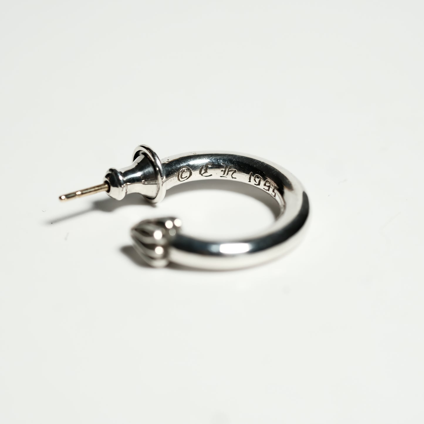 Chrome Hearts フープ プレーン イヤリング