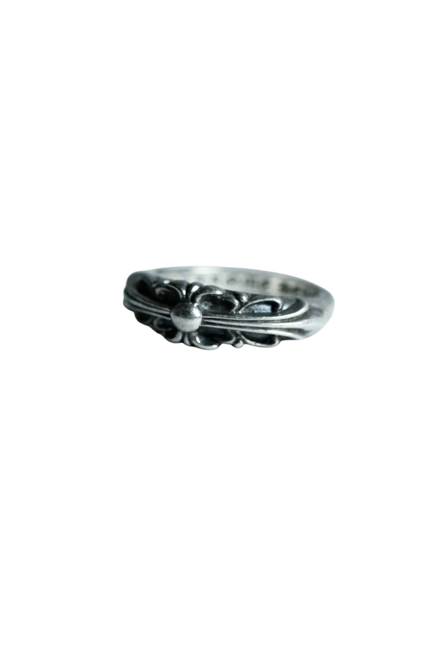 Chrome Hearts BABY CLASSIC FLORAL CROSS/BABY CLASC FLRL CRS ring