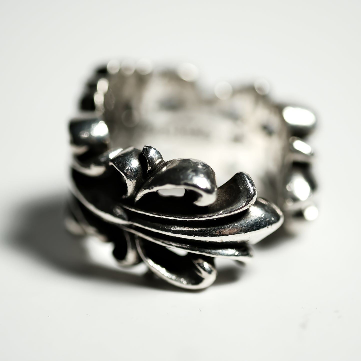 Chrome Hearts ダブルフローラルクロス/DBL FLRL CRS リング
