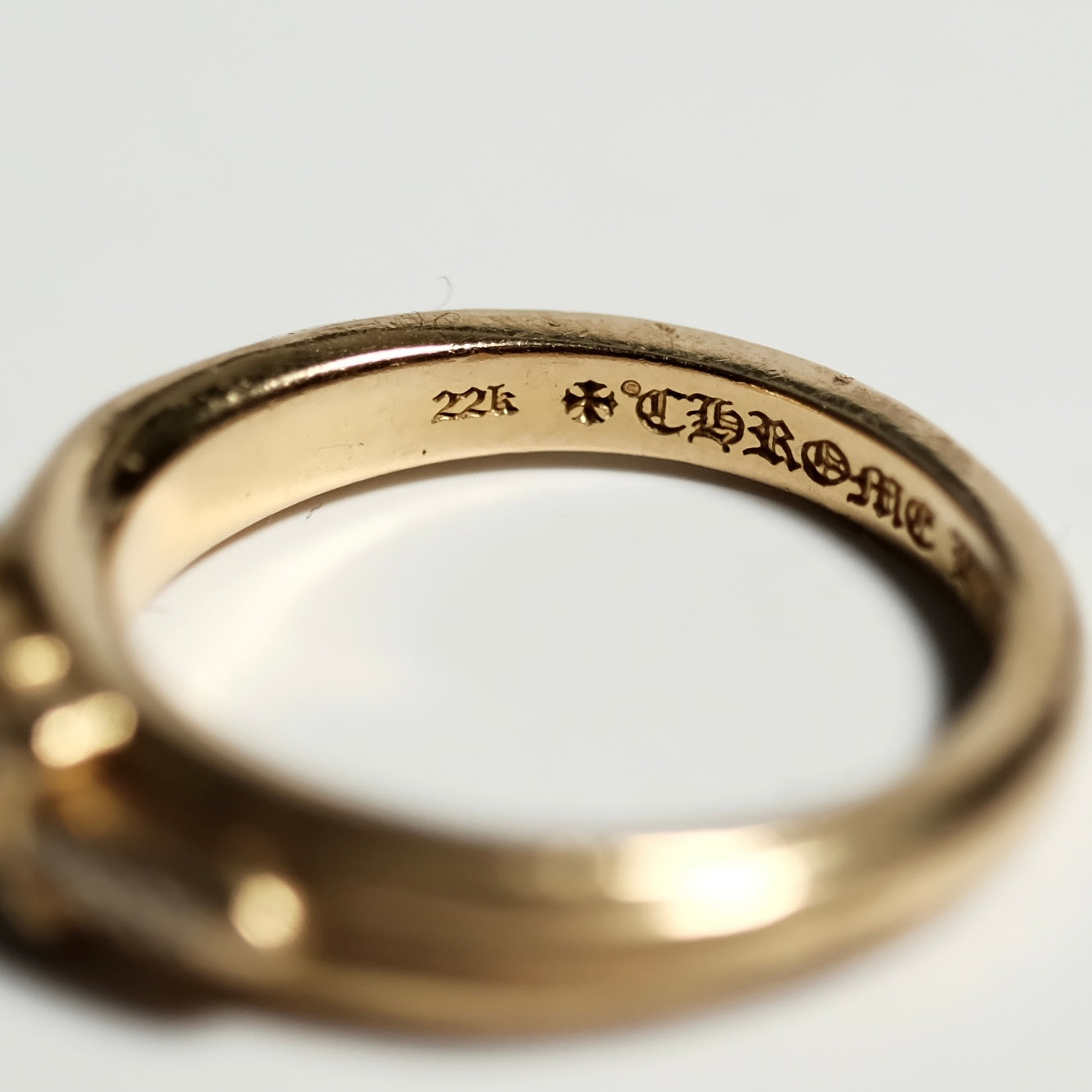 Chrome Hearts 22K BABY CLASSIC DAGGER PAVE DIAMOND/ 22K BABY CLSC DGGR DMND ring
