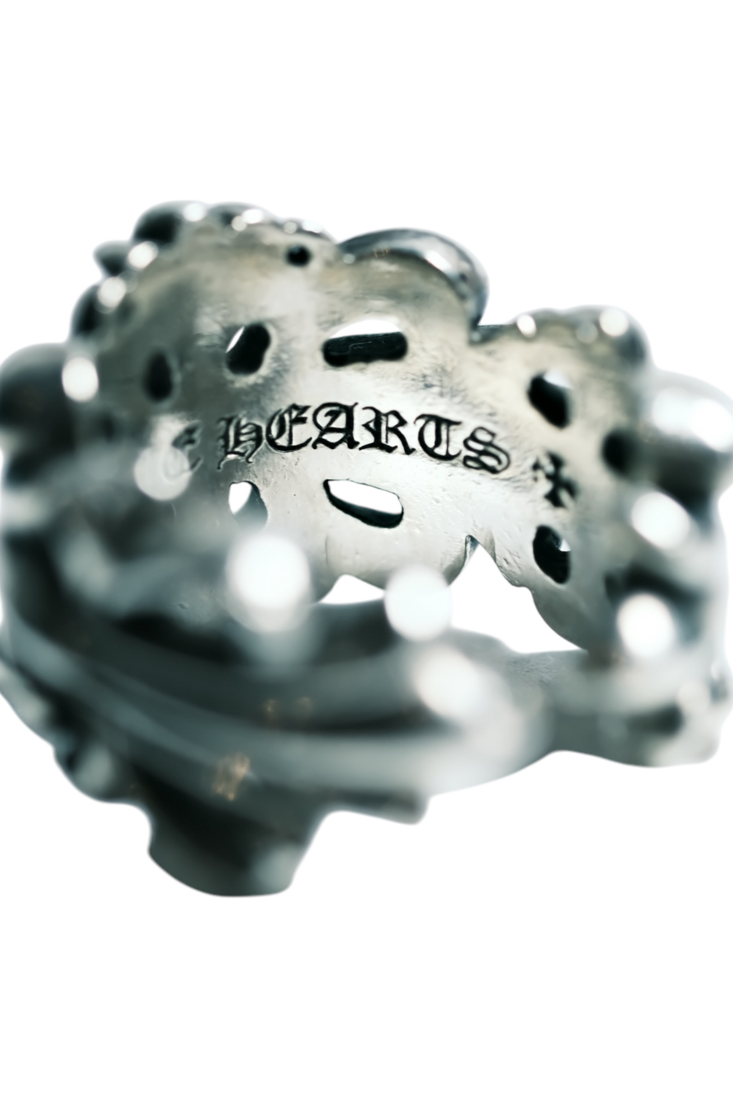 Chrome Hearts DOUBLE FLORAL CROSS/DBL FLRL CRS ring