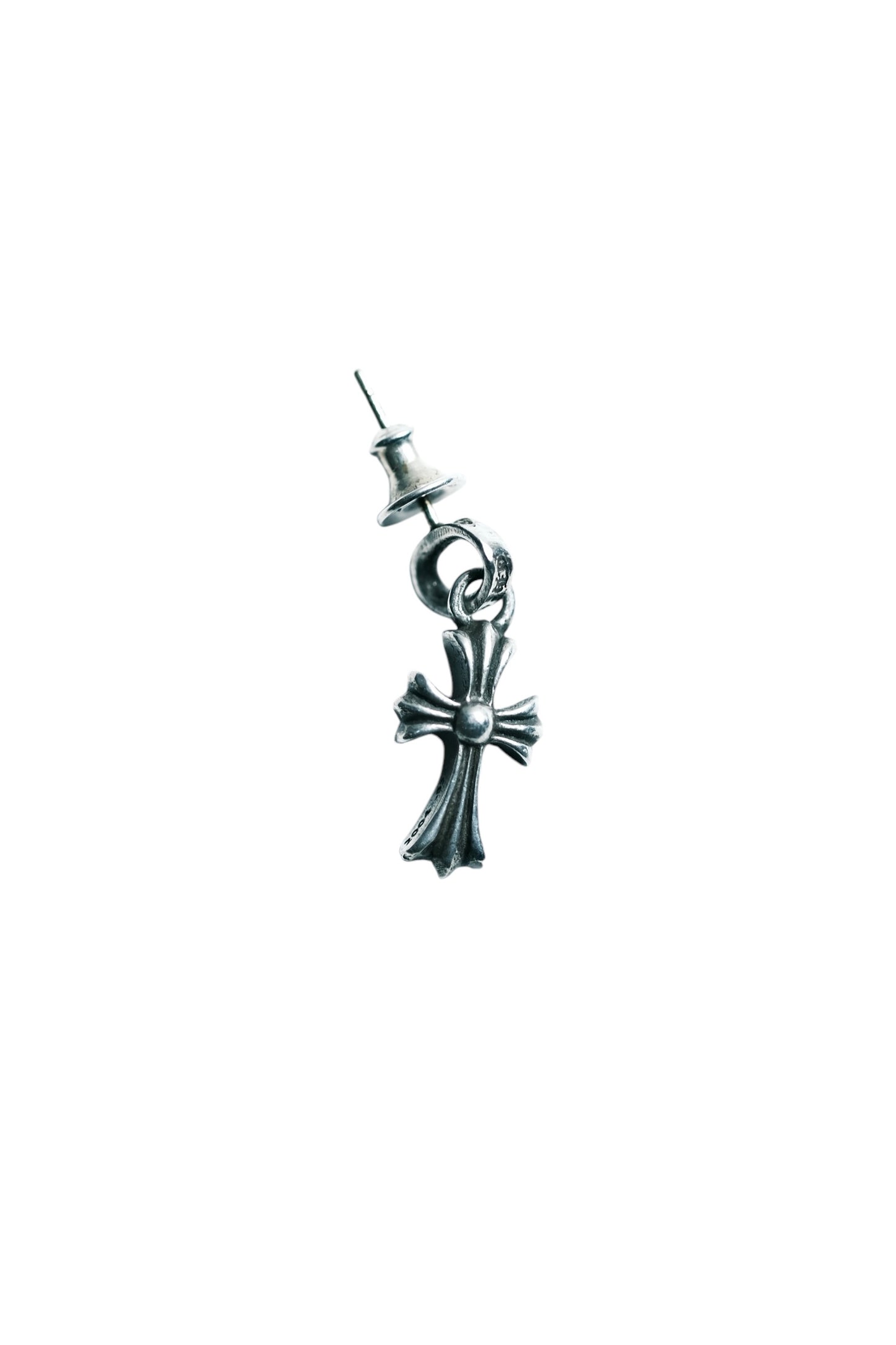Chrome Hearts BBY F PPRCHN/CROSS BABYFAT earring