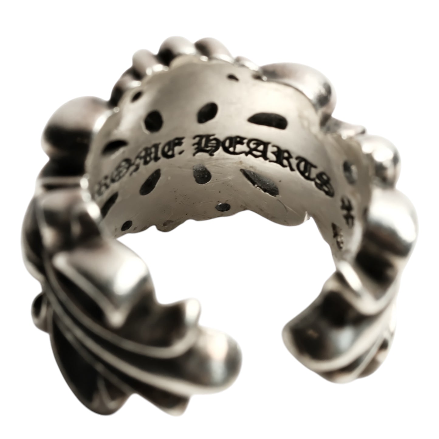 Chrome Hearts DOUBLE FLORAL CROSS/DBL FLRL CRS ring