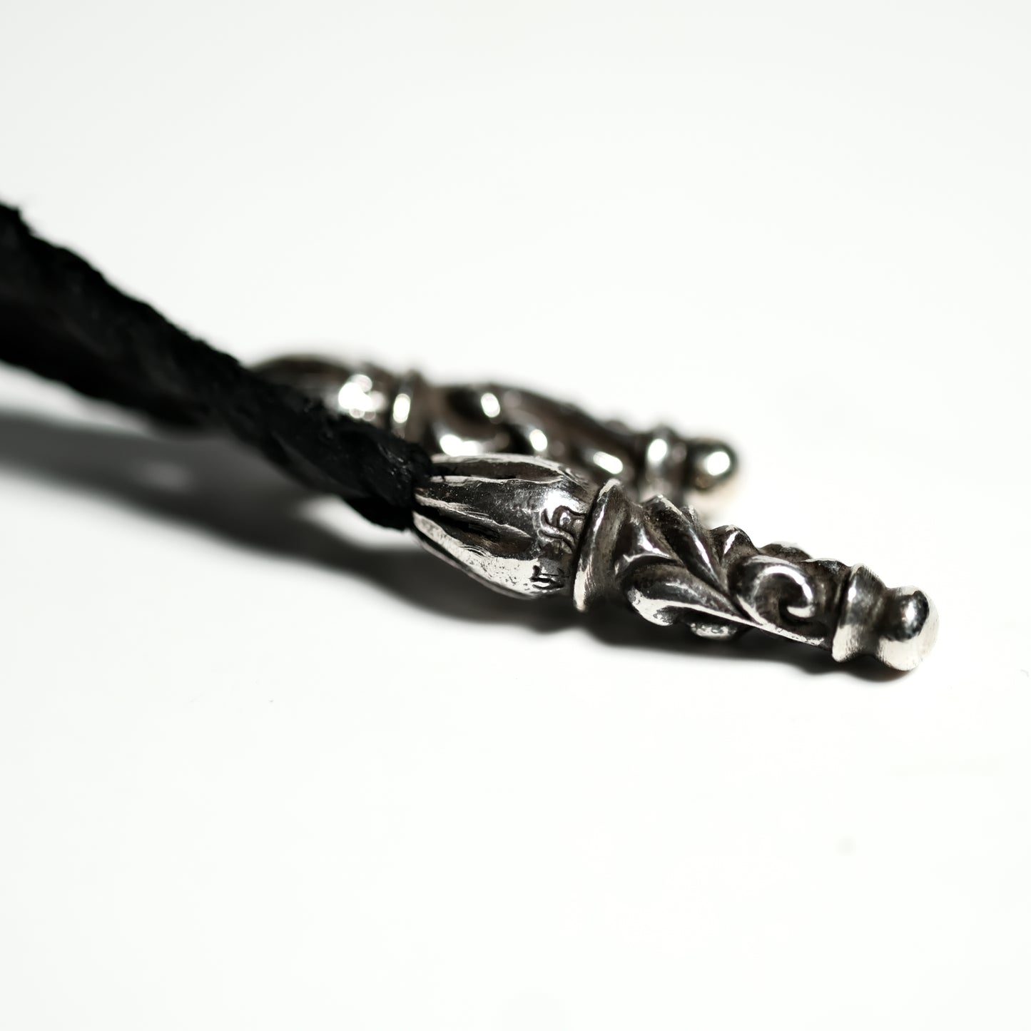Chrome Hearts LEATHER BRAID ネックレス