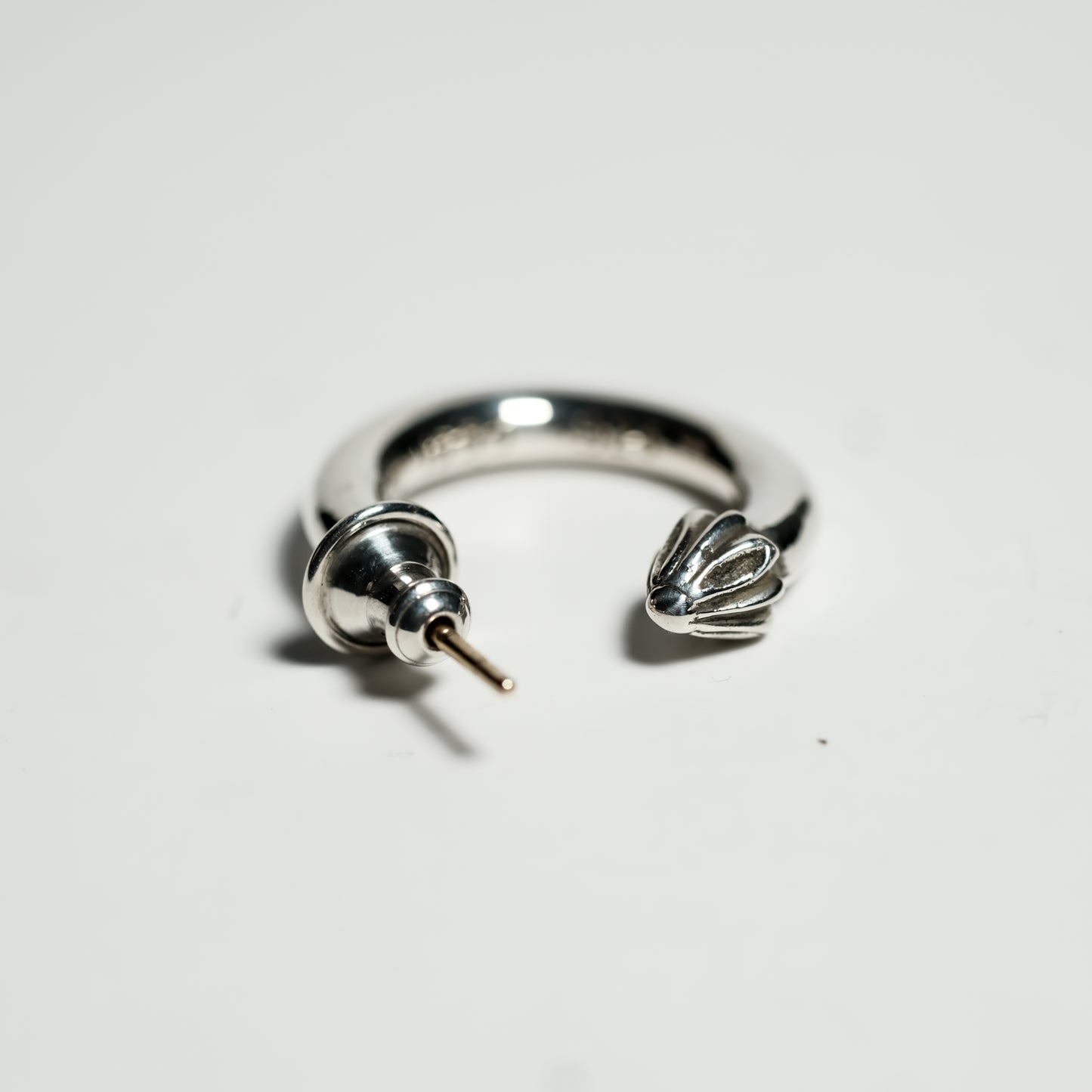 Chrome Hearts フープ プレーン イヤリング