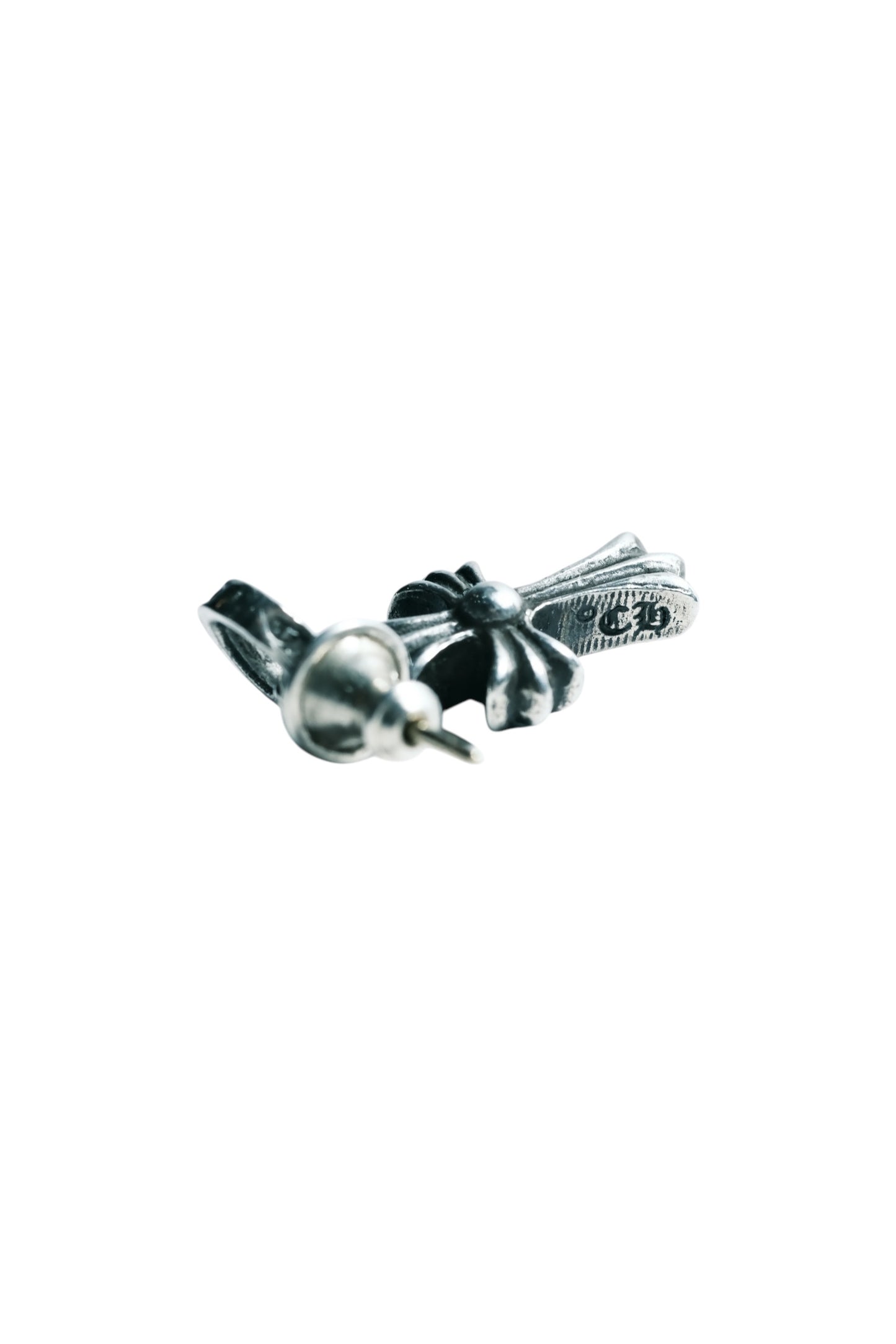 Chrome Hearts BBY F PPRCHN/CROSS BABYFAT earring