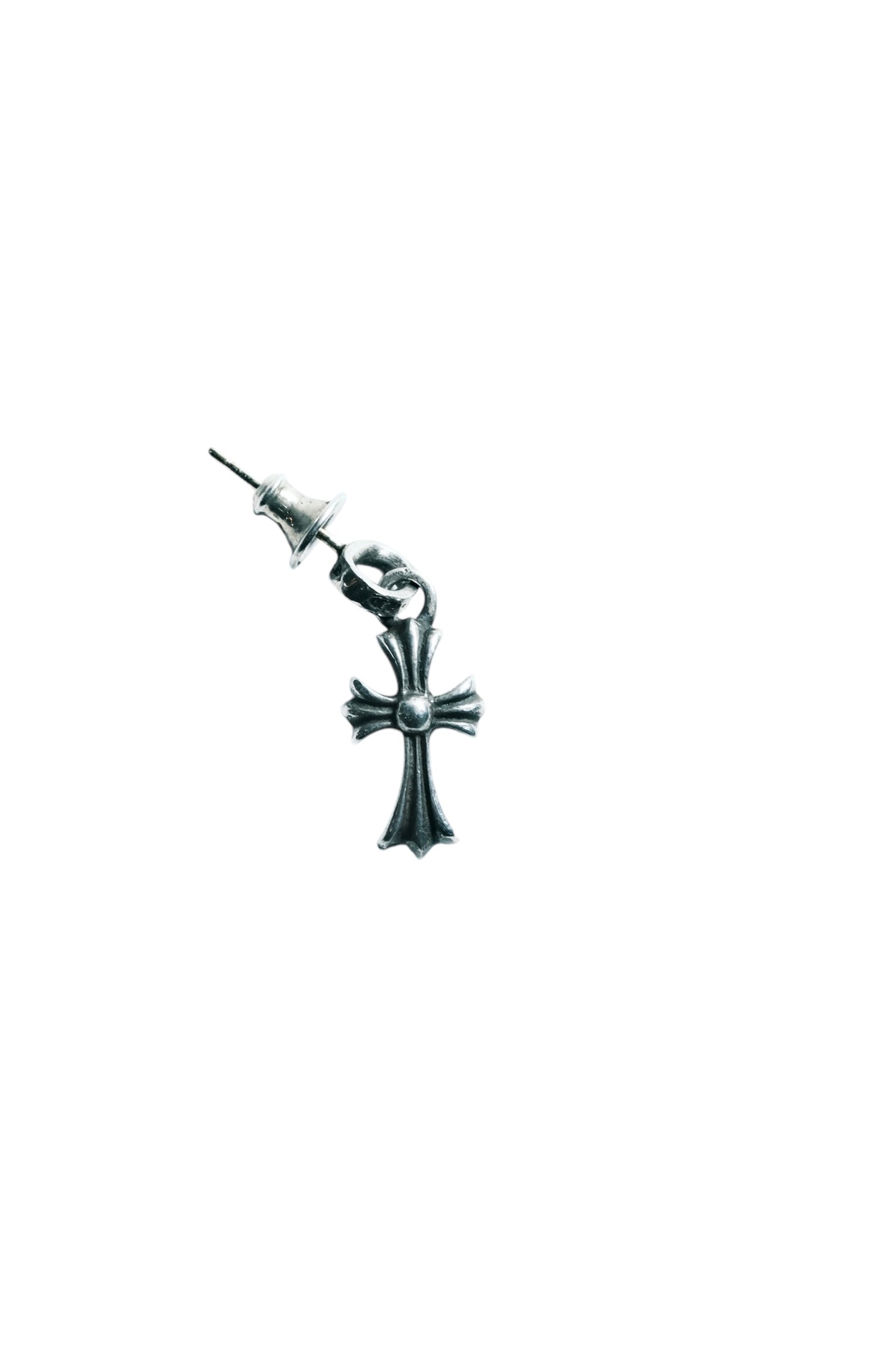 Chrome Hearts BBY F PPRCHN/CROSS BABYFAT earring