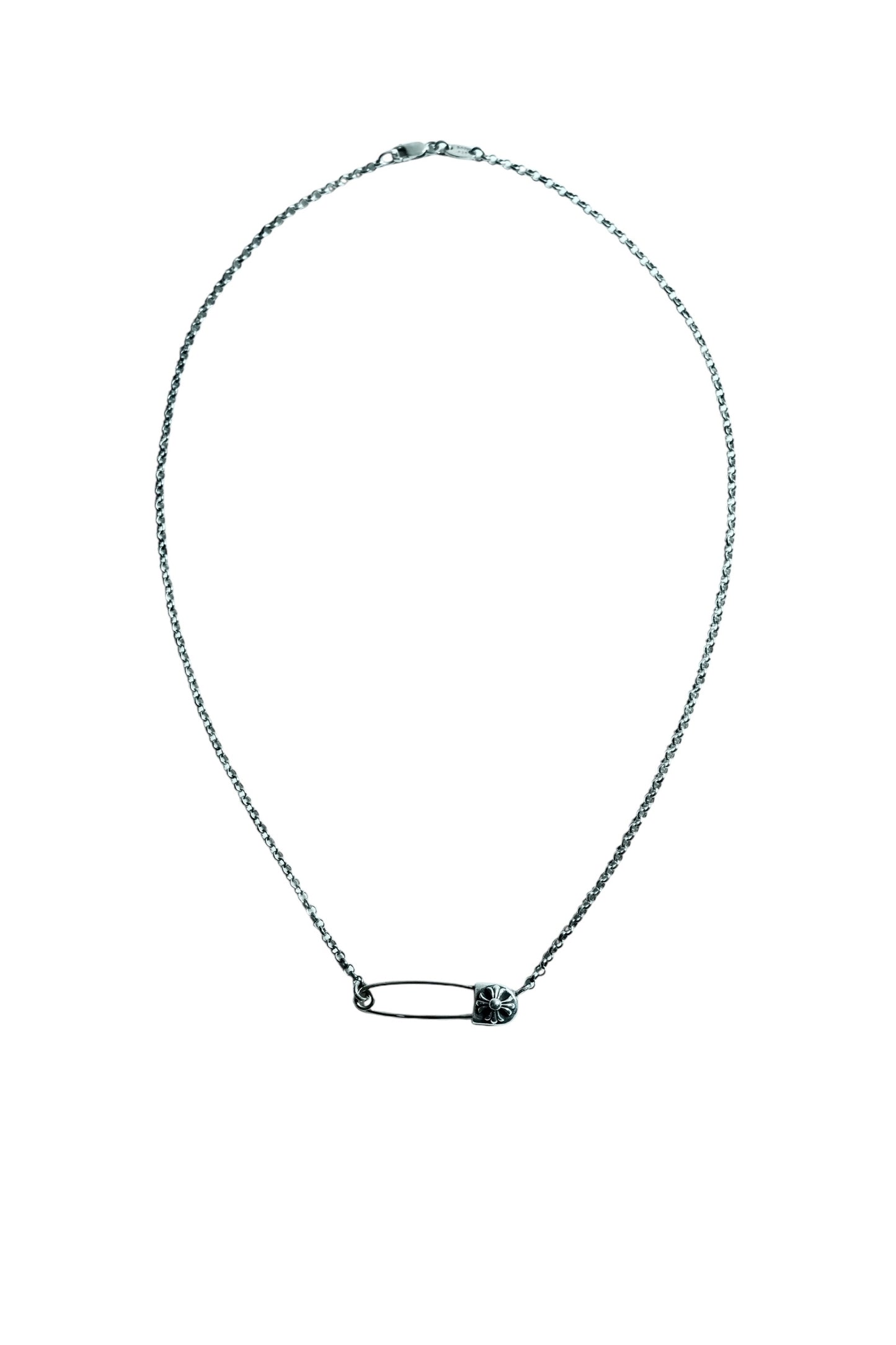Chrome Hearts SAFETY PIN ROLL necklace