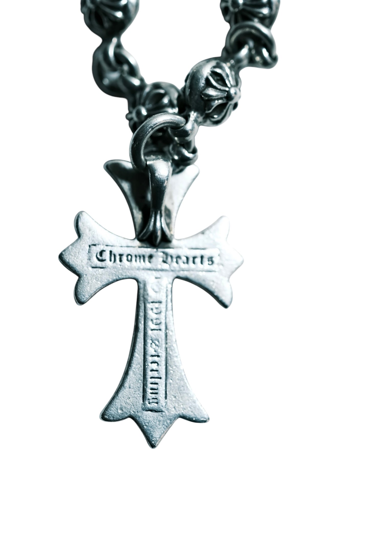 Chrome Hearts #1 CROSS BALL CHAIN W MEDIUM CROSS necklace
