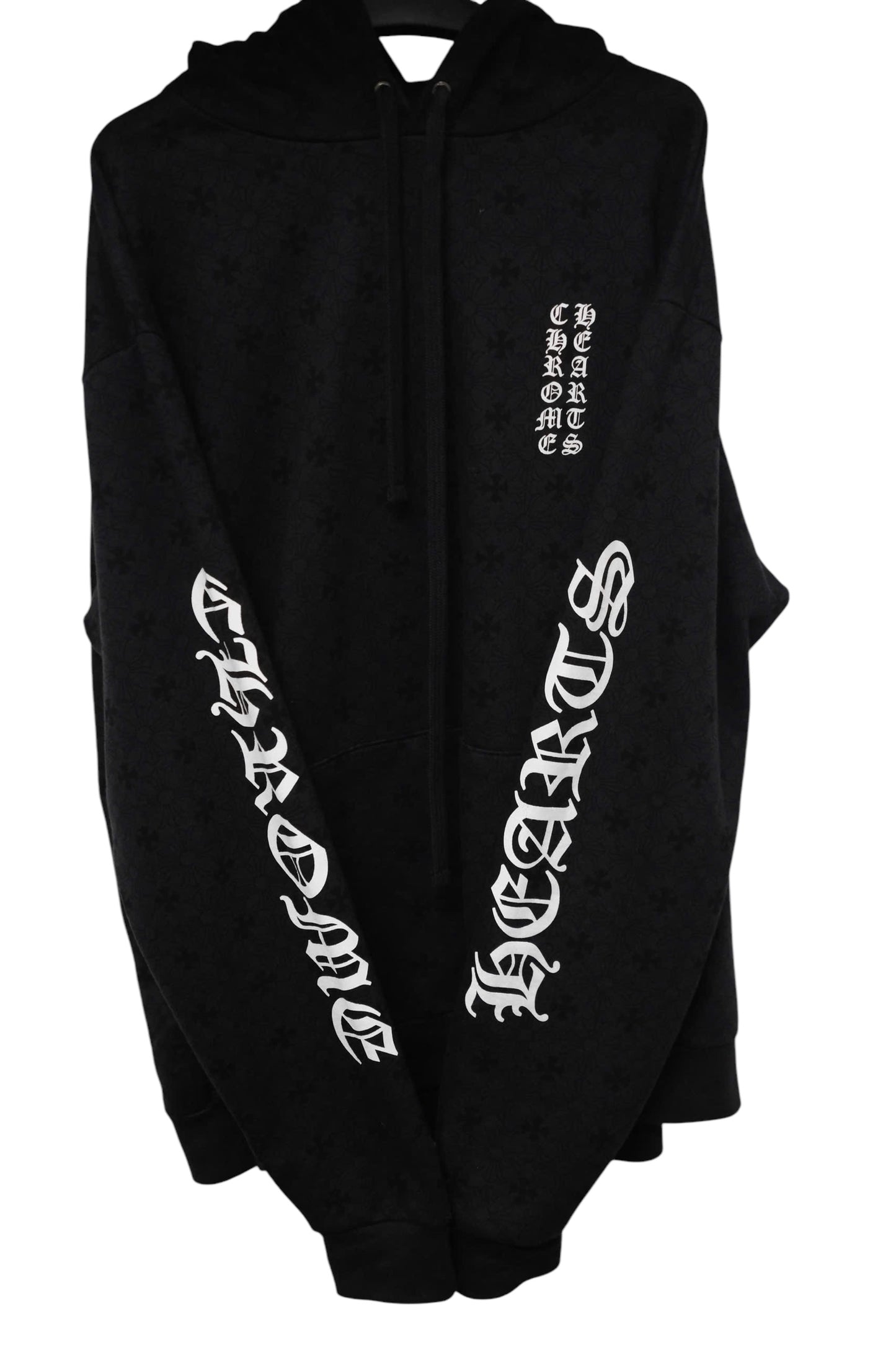 Chrome Hearts MONOGRAM VERTICAL LOGO HOODIE -