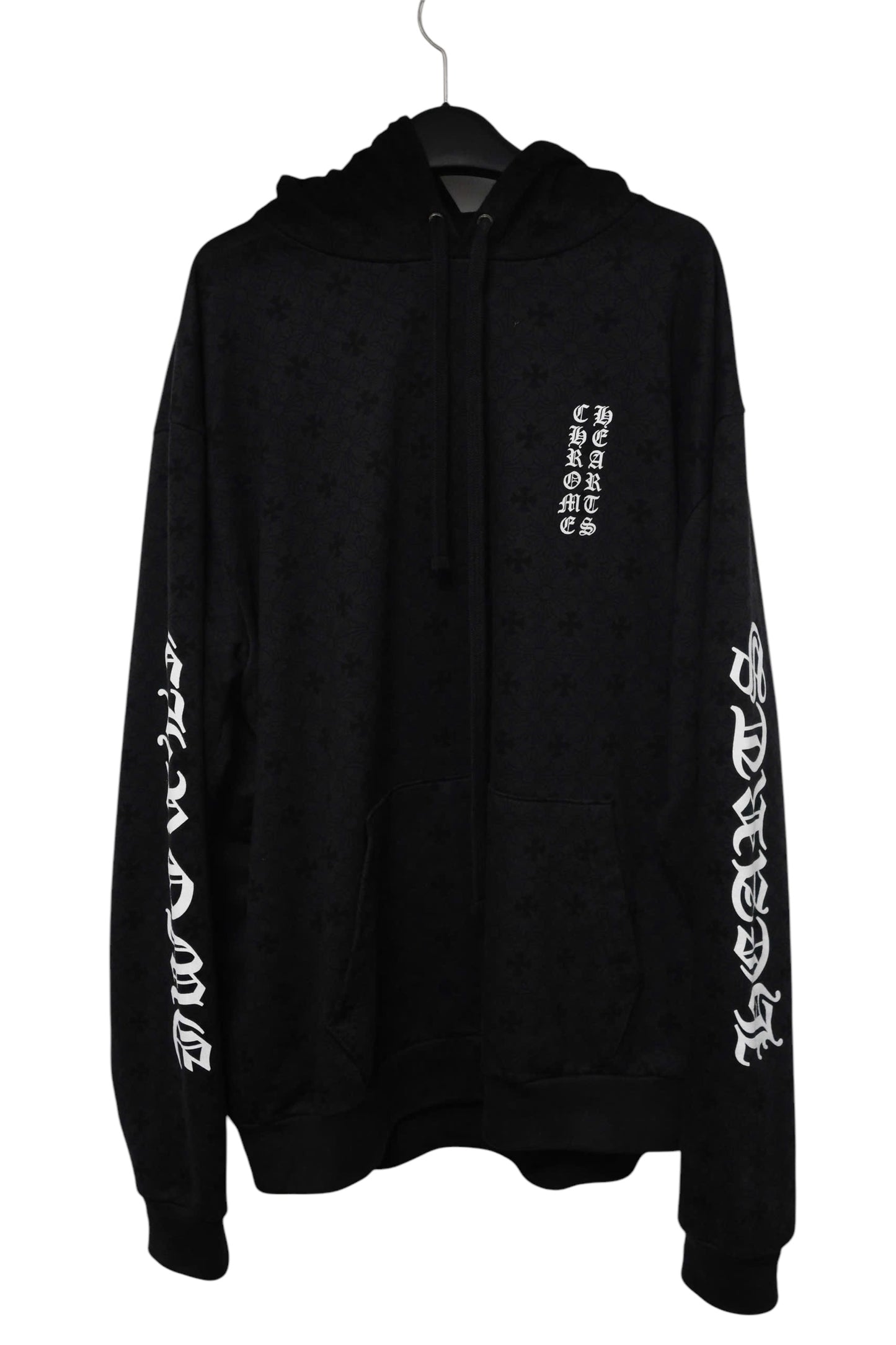 Chrome Hearts MONOGRAM VERTICAL LOGO HOODIE -