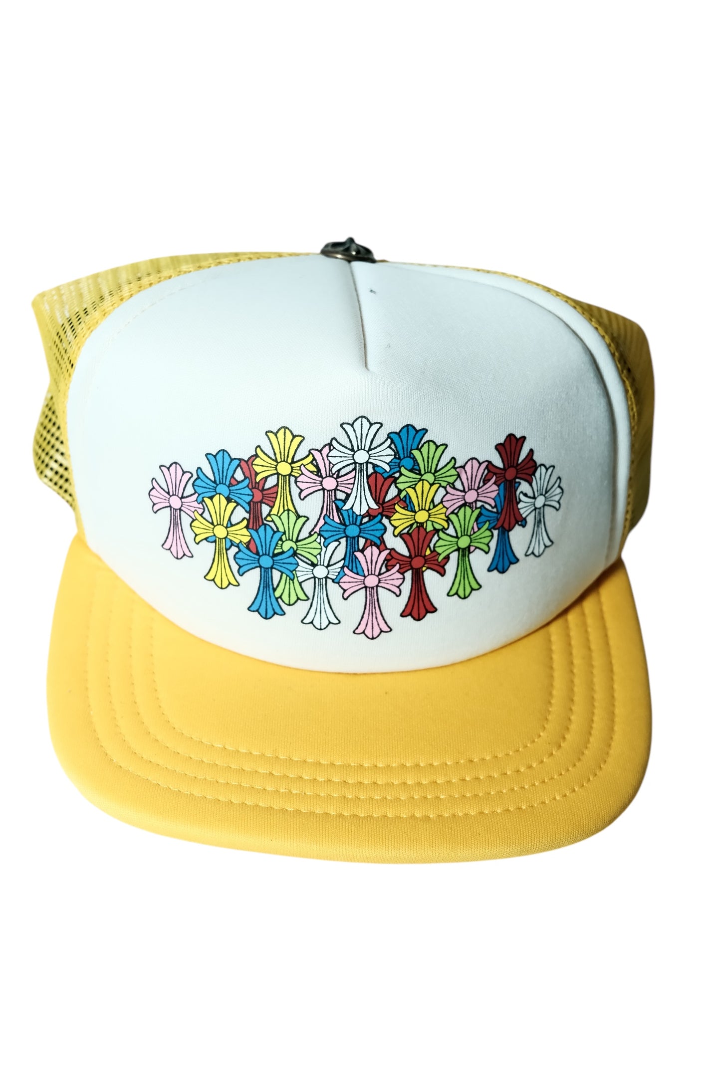 Chrome Hearts MULTI COLOR SEMETERY CROSS TRUCKER CAP