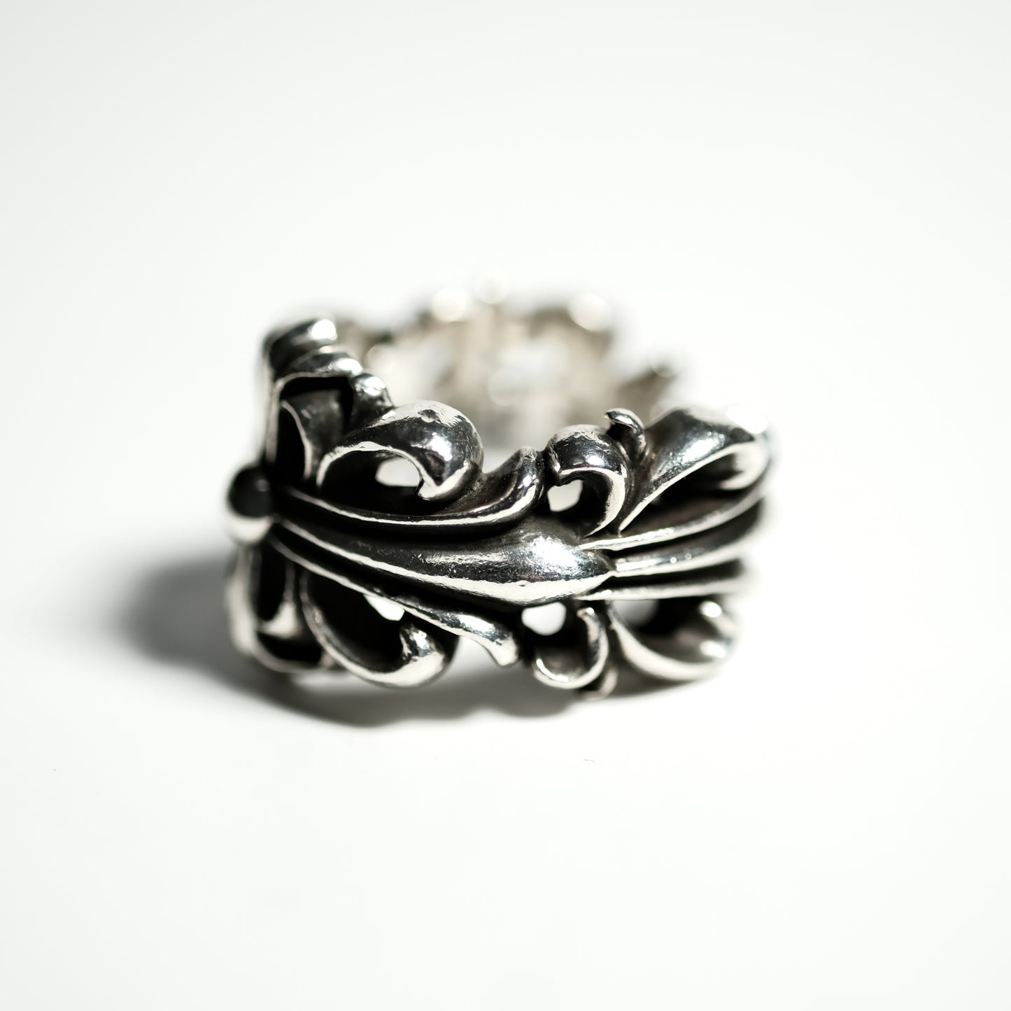 Chrome Hearts ダブルフローラルクロス/DBL FLRL CRS リング