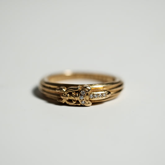 Chrome Hearts 22K BABY CLASSIC DAGGER PAVE DIAMOND/ 22K BABY CLSC DGGR DMND ring