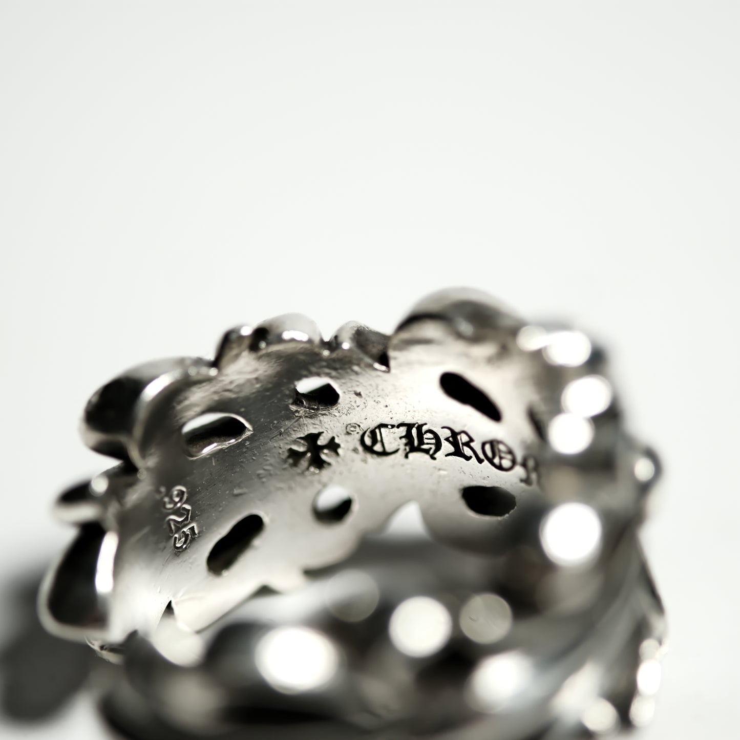Chrome Hearts ダブルフローラルクロス/DBL FLRL CRS リング