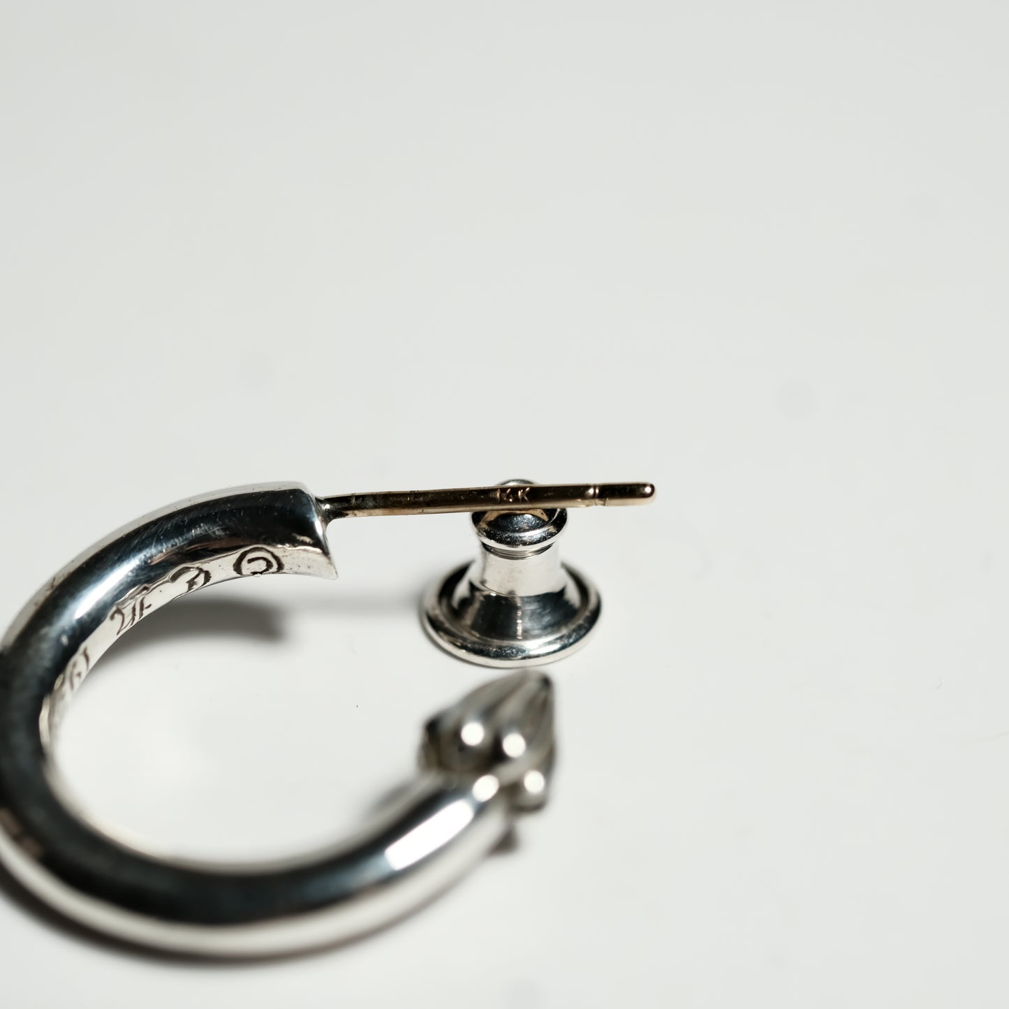 Chrome Hearts フープ プレーン イヤリング