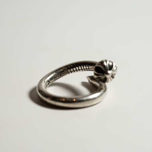 Chrome Hearts CROSS BALL NAIL ring