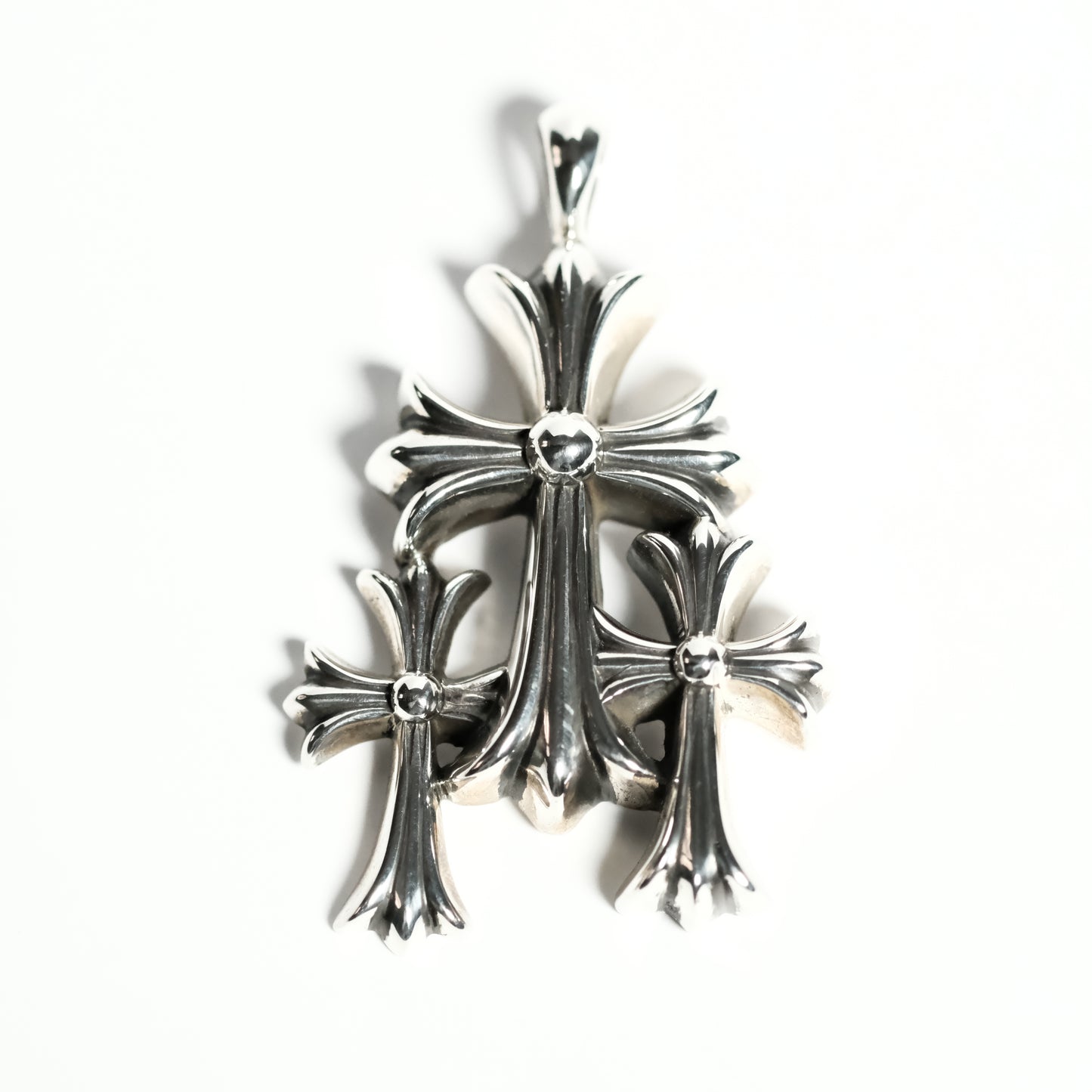 Chrome Hearts 3 CH CRS SML / CH TRIPLE CROSS pendant