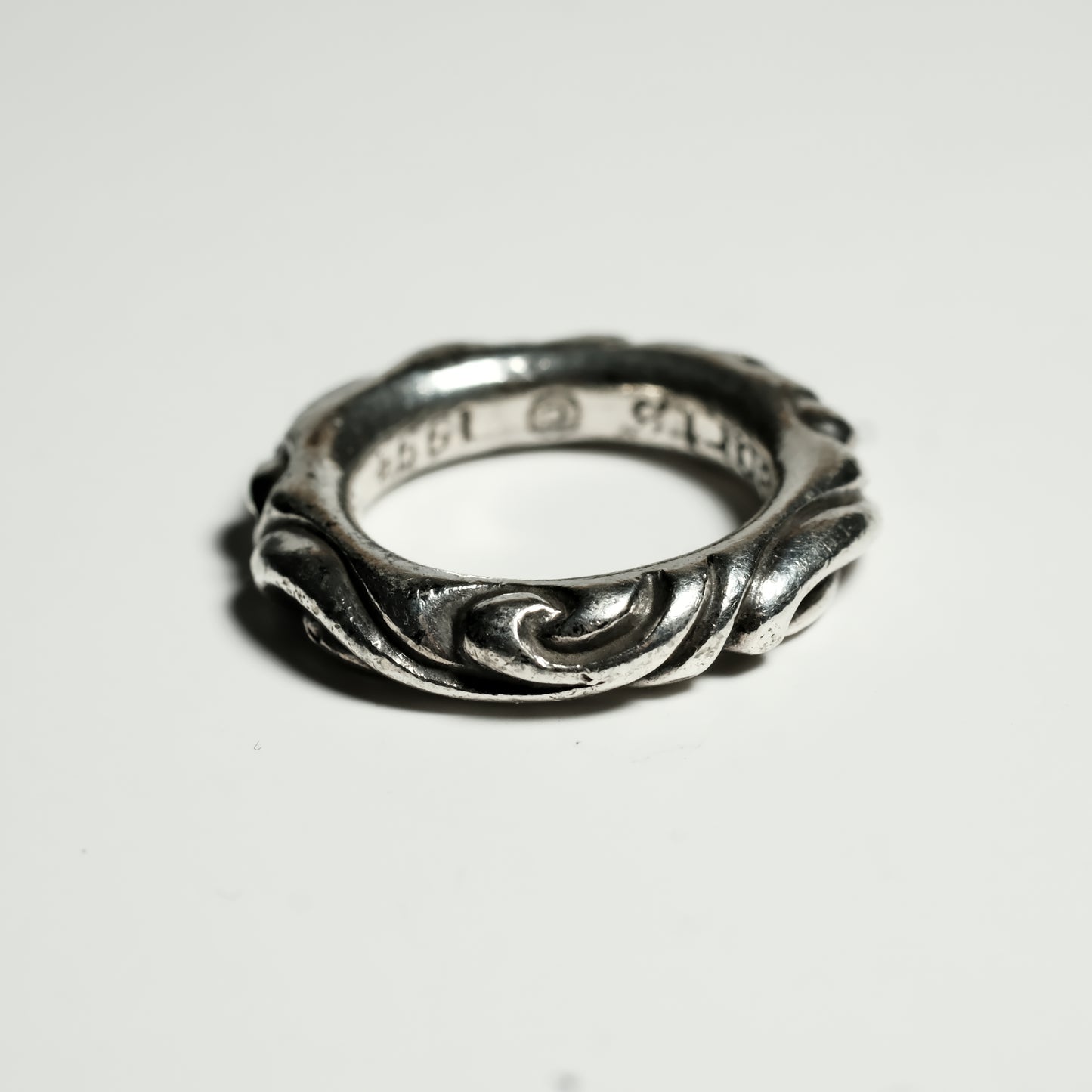 Chrome Hearts SCROLL BAND ring