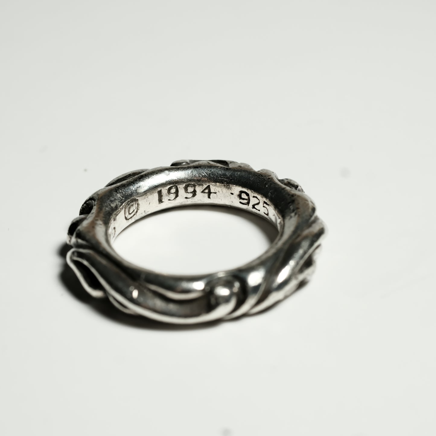 Chrome Hearts SCROLL BAND ring