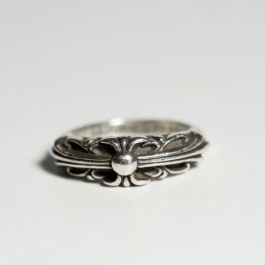 Chrome Hearts BABY CLASSIC FLORAL CROSS/BABY CLASC FLRL CRS ring