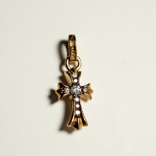 Chrome Hearts BABYFAT PAVE DIAMOND 22K earring