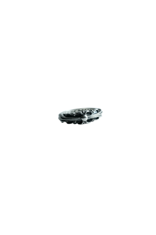 Chrome Hearts BABY CLASSIC FLORAL CROSS/BABY CLASC FLRL CRS ring