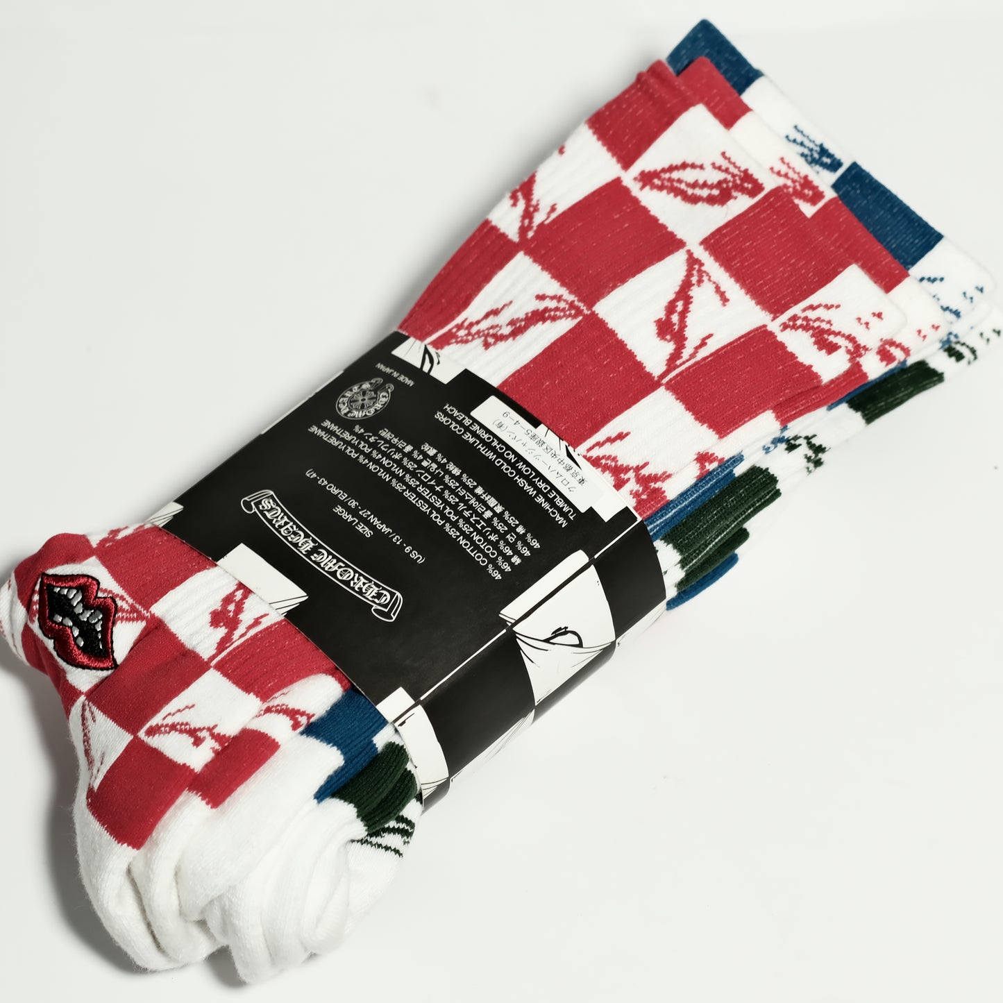 Chrome Hearts 3PK MATTY BOY “99 EYES” socks